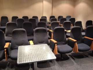 48 Luxury Lecture Room Chairs with extended writing pads: R3000 starting bid for everything!!!