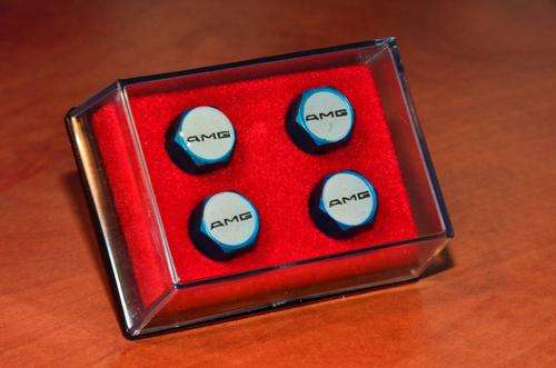 VALVE CAPS - AMG (Blue)