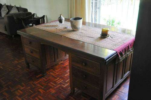 Solid Rosewood or Partridge Wood Desk