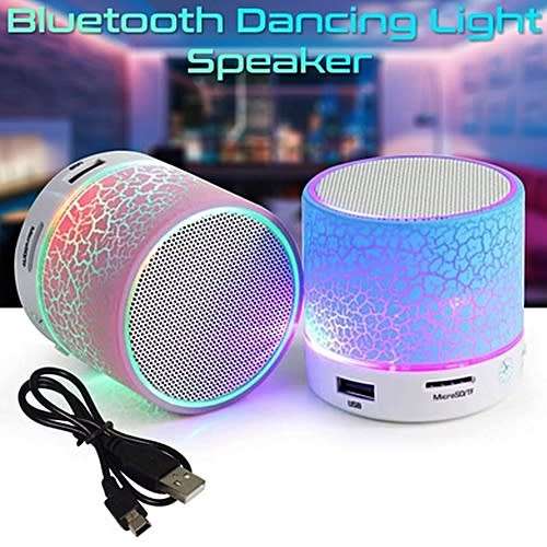 Dancing light bluetooth speakers