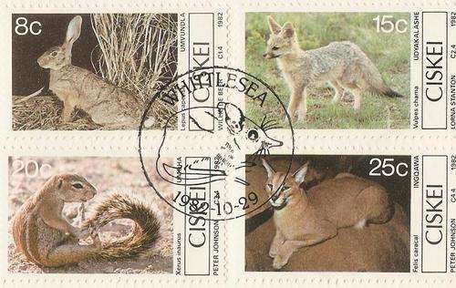 CISKEI  Mamals of Ciskei  MNH Full set