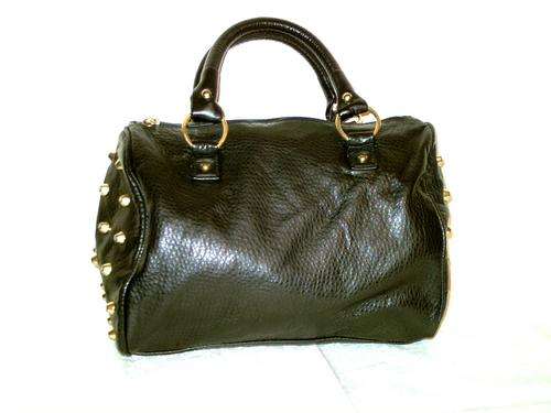 LOVELY STUDDED FASHION SPEEDY BAG
