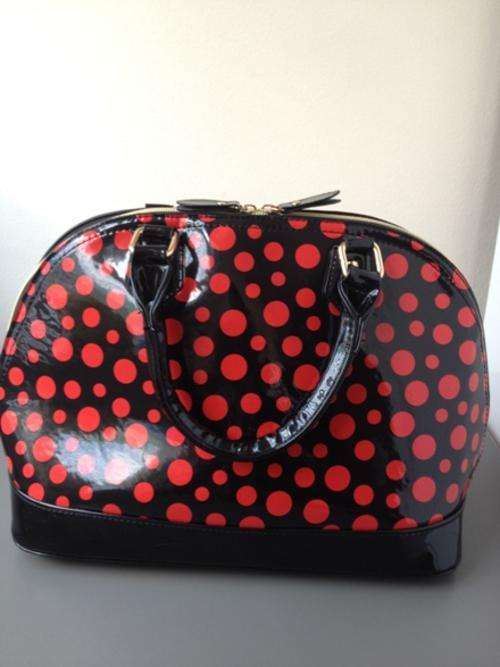 Gorgeous Black Spotted Designer Bag - BNWT