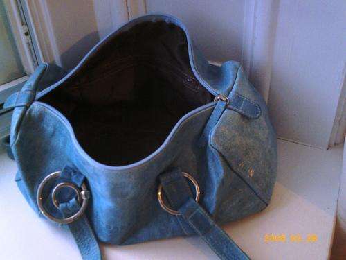 GENUINE RICH ITALIAN VERA PELLE LEATHER BAG BY VAPORETTO - VERY NICE - *REDUCED TO CLEAR*