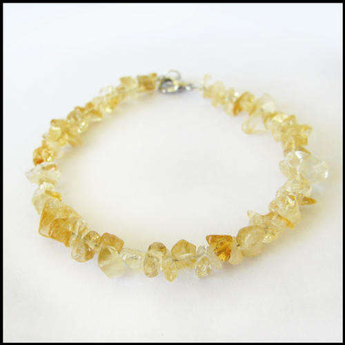 Citrine Chip Bracelet