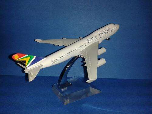 SAA Boeing 747 Die Cast Scale Model Airplane - 15cm