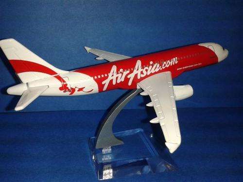 Air Asia Boeing 747 Die Cast Scale Airplane Model - 15cm