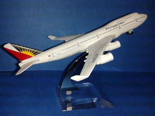 Philippines Boeing 747 Die Cast Scale Airplane Model - 15cm