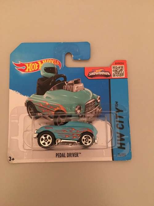 Hot Wheels Pedal Driver - 2015 on card