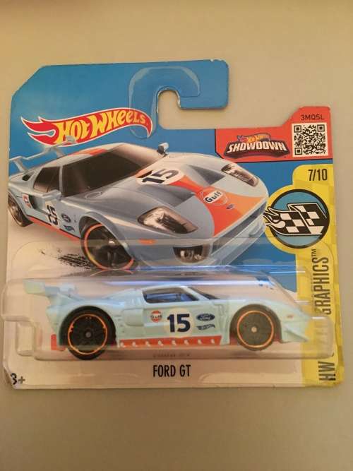 Hot Wheels Ford GT - 2016 on card