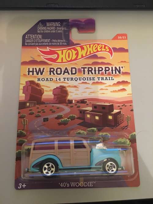 Hot Wheels '40s Woodie - 2014 on card