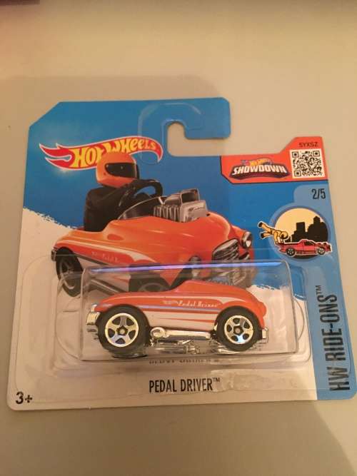 Hot Wheels Pedal Driver - 2016 on card