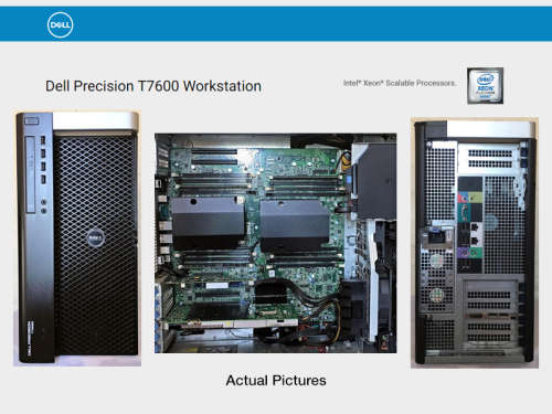 Dell Precision T7600 Workstation 2x E5-2687w 16 Cores 3.1Ghz 64GB RAM 256GB SSD 4TBHD Win10Pro