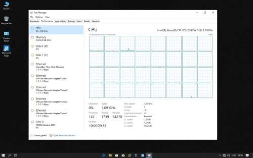 Dell Precision T7600 Workstation 2x E5-2687w 16 Cores 3.1Ghz 64GB RAM 256GB SSD 4TBHD Win10Pro
