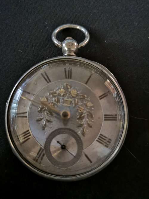1872 Sterling Silver Pocket watch