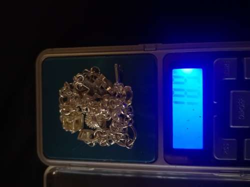 Absolutely stunning Chunky Silver (925) Charm Bracelet