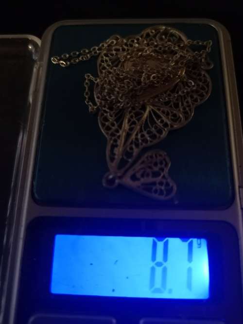 Stunning Silver Filigree Necklace and pendant