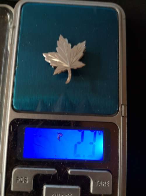 Cute Sterling Silver Cannabis Leaf pendant