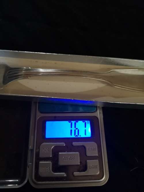 Silver fork (800) large fork 76.7