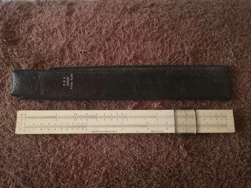 K and E business slide rule for beginners in perfect condition