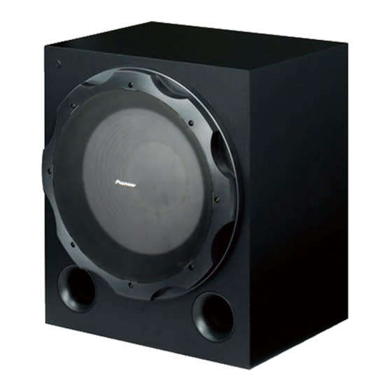 Pioneer 12 inch Active Subwoofer for Home Theatre