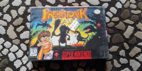 Prehistorik Man {NEW} {SEALED} (Nintendo SNES)
