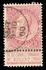 1900. Leopold II 10c