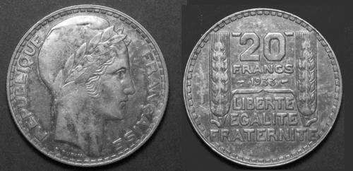 1933 "Turin" 20F coin