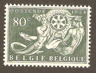 1954: 50th Anniversary of Rotary International 80c (MNH/**)