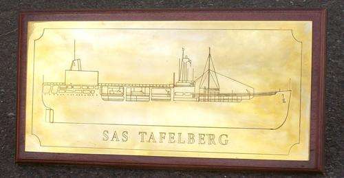 SAS Tafelberg Souvenir Plaque