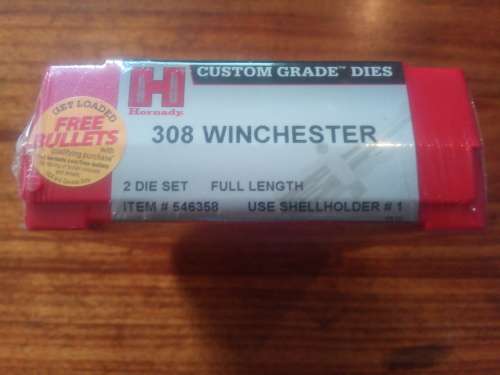Hornady Custom Grade 308 Winchester 2 die set