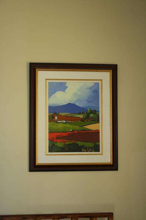 Carla Bosch framed with glass