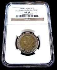 2008 Birthday Mandela R5 - GRADED BY NGC - AU58. 5x Coins up for grabs!