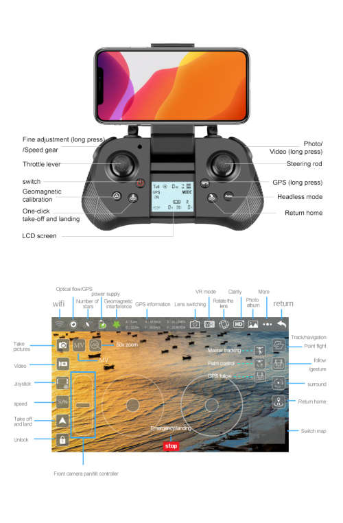 4DRC F4 GPS Drone