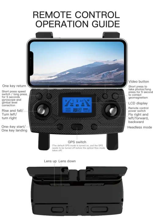 SG906 MAX GPS Drone Beast 3 4K HD Camera 3-Axis Anti-shake Gimbal Obstacle Avoidance 2 bat