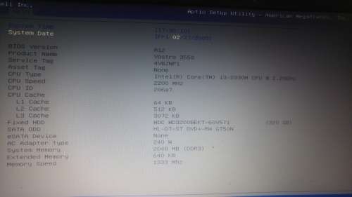 Dell Vostro 3550