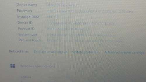 HP - 250 - G6  I5 7th Gen | 8GB DDR4 Ram | 1TB HDD !Read Carefully