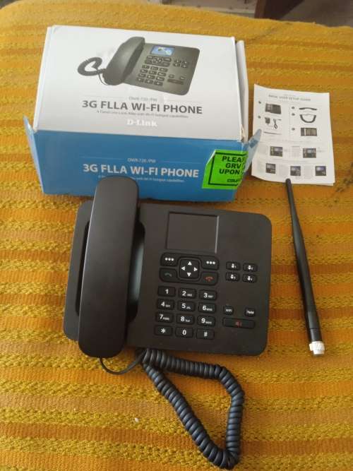 D-Link DWR-720 / PW 3G FLLA wi fi phone  A fixed line look alike with WiFi hotspot capabilities