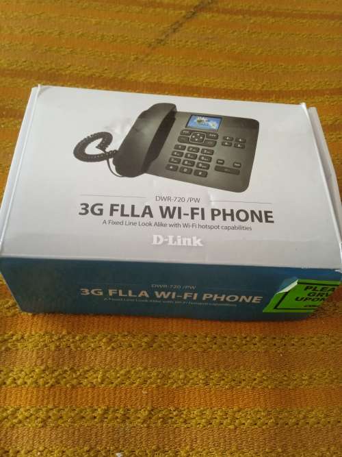 D-Link DWR-720 / PW 3G FLLA wi fi phone  A fixed line look alike with WiFi hotspot capabilities