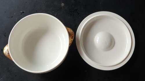 Gorgeous Royal Worcester Butterfly and Strawberry Serving Dish