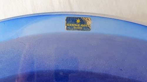 Beautiful Steninge Slott/ Steninge Castle Bowl by Lars Sestervik (Glass Art Bowl)