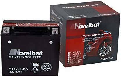 Novelbat motorcycle battery YTX20L-BS