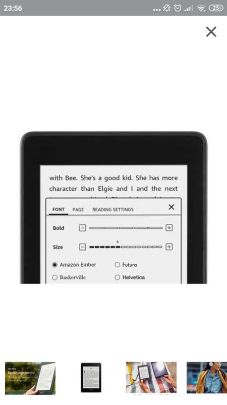 Amazon Kindle Paperwhite Waterproof 8GB 10th gen