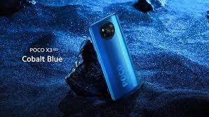 Xiaomi Poco X3 128GB - Dual Sim - Cobalt Blue (Pocophone) + Cover and earphone