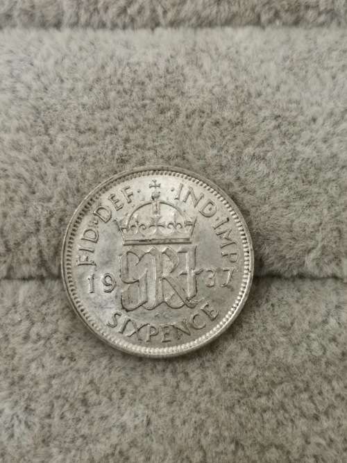 1937 British 6 pence