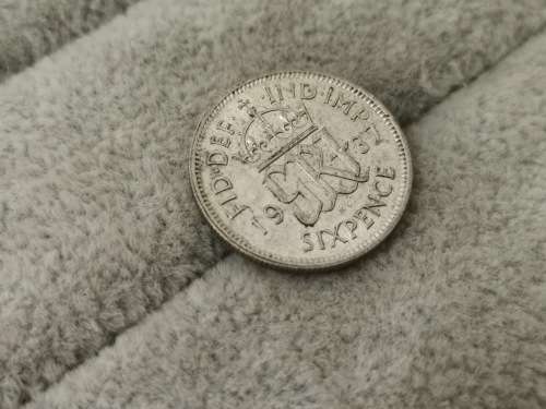 1937 British 6 pence