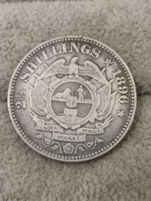 ZAR 1896 2 and 1/2 Shilling