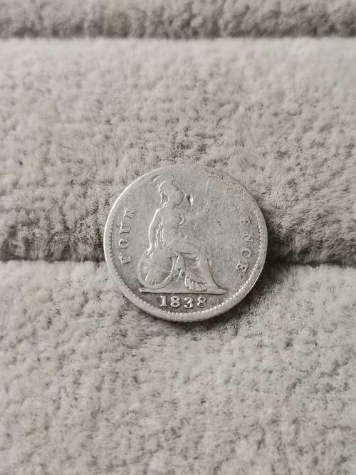 1838 British 4 Pence ( Groat)