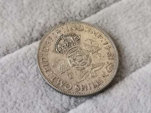 British 1941 Florin
