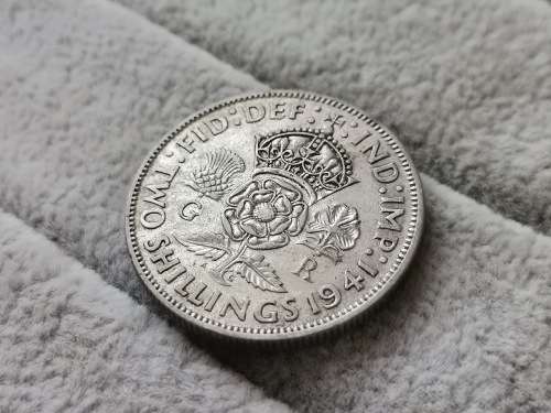British 1941 Florin
